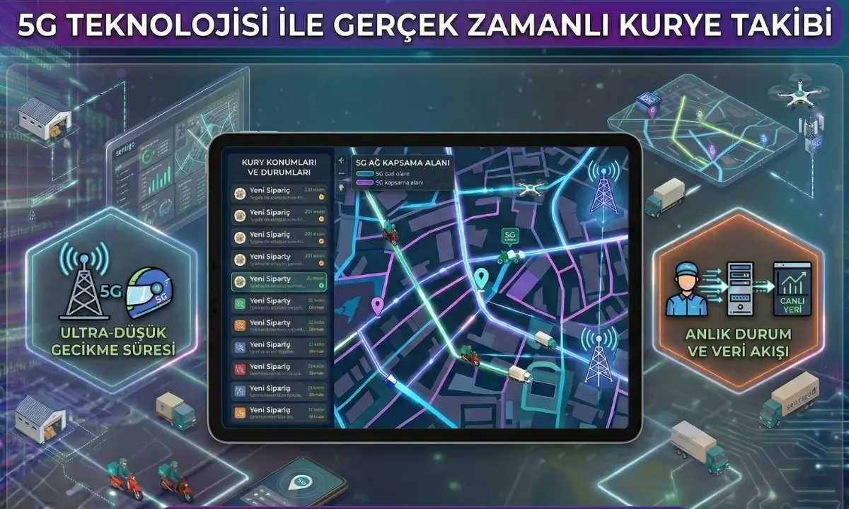 5G Teknolojisi ile Gerçek Zamanlı Kurye Takibi