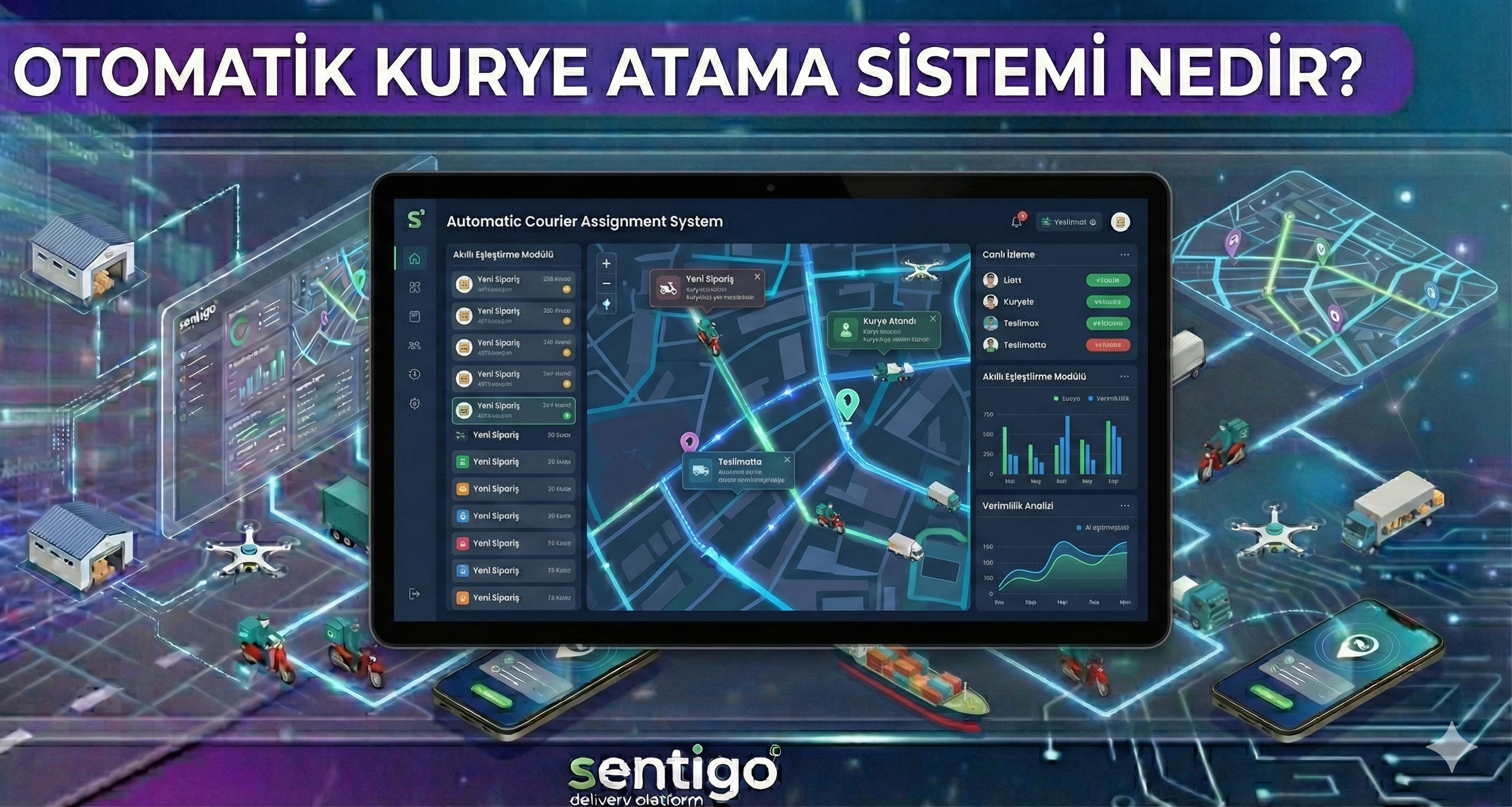 Otomatik Kurye Atama Sistemi Nedir?
